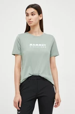 Športové tričko Mammut Core zelená farba