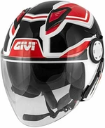 Givi 12.3 Stratos Shade White/Black/Red XS Bukósisak