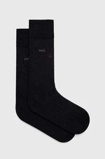 Bavlněné ponožky BOSS šedá barva, 50469837