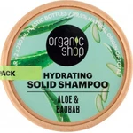 Organic Shop Hydratačný tuhý šampón Aloe a baobab 60 g