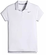 Nike Dry Dámské Golfové Polo Bez Rukávů White/Flat Silver L
