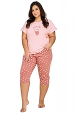 Taro Frankie 3158 01 Dámské pyžamo 2XL růžová