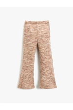 Koton Spanish Leg Knitted Pants Leggings. Soft Textured. Elastic Waist.