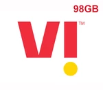 Vi 98GB Data Mobile Top-up IN