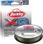 Berkley splétaná šňůra x9 low vis green-průměr 0,20 mm / nosnost 20,6 kg