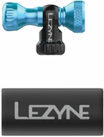 Lezyne Control Drive CO2 Head Only Neoprene Blue/Hi Gloss Pompe à CO2