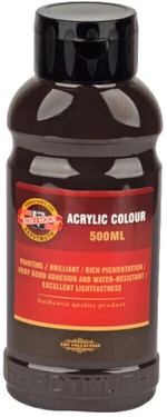 KOH-I-NOOR Acrylic Paint 500 ml 610 Dark Brown