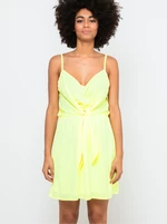 Neon Yellow Dress CAMAIEU - Women