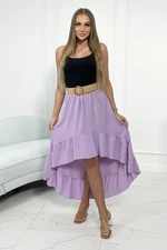 Longer back skirt purple