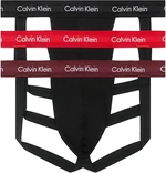 Calvin Klein 3 PACK - pánské slipy JOCK STRAP NB3054A-I20 XL