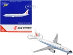 Boeing 737 MAX 8 Commercial Aircraft "Air China" White with Blue Stripes 1/400 Diecast Model Airplane by GeminiJets