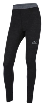 Husky Merea L XL, black Merino termoprádlo kalhoty