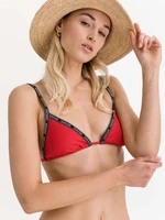 Červený horný diel plaviek Triangle Calvin Klein Underwear
