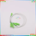 Free shipping 50/100pcs lot 1x4 SC APC 0.9mm PLC Splitter Fiber Opitc Splitter Connector Fiber Optical SC Mini Steel Tube Type