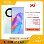 HONOR X40 X 40 5G Smartphone 120Hz OLED Hard Core Curved Screen Fast Charge 5100mAh Large Battery Mobile Phone