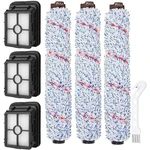 Replacement Part for Bissell Crosswave 1866 Area Rug Brush Roll/ Multi-Surface Brush Roll/Vacuum Filters Replacement