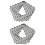 10 Pcs Microfiber Mop Cloth Replacement Parts For Ecovacs Robotics Winbot W836 W850 W860 W880 W920 Window Cleaning Robot
