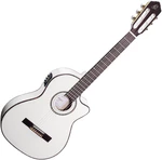 Ortega RCE145 4/4 White Guitarra clásica con preamplificador