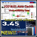 Newest vivid workshop 2018+ autodata 3.45 software Automotive( Atris-Technik) Parts Catalog for Europe Auto Repair vivid 2018