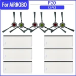For AiRROBO P20 Vacuum Cleaner Replacement Spare Parts Side Brush HEPA Filter Accessories