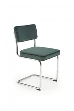 Konzolová jídelní židle K510 Tmavě zelená
