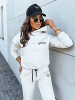 Women's tracksuit BODY light gray Dstreet