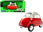 BMW Isetta Red and White "NEX Models" 1/18 Diecast Model Car by Welly