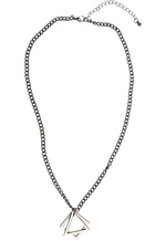 Mercury layering necklace made of gunmetal