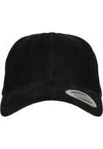 Low-profile corduroy cap Dad Cap black