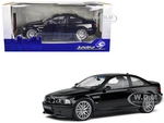 2003 BMW E46 CSL Black 1/18 Diecast Model Car by Solido