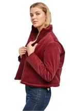 Women's corduroy jacket burgundy