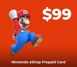 Nintendo eShop Prepaid Card $99 CA Key