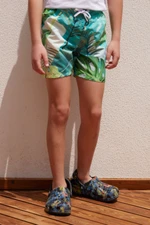 AC&Co / Altınyıldız Classics Boys Green Standard Fit Regular Cut Quick Dry Kids Patterned One-Pocket Swimwear Marine Shorts. AC&Co / Altınyıldız Classics Boys Green Standard Fit Regular Cut Quick Dry Kids Patterned One-Pocket Swimwear Marine Shorts.