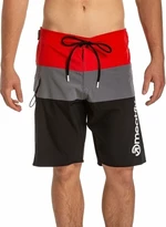 Meatfly Mitch Boardshorts 21'' Red Stripes XL Trajes de baño para hombres