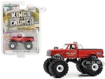 1990 Ford F-350 Monster Truck Red "First Blood" "Kings of Crunch" Series 14 1/64 Diecast Model Car by Greenlight
