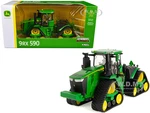 John Deere 9RX 590 Tractor with Tracks Green "Prestige Collection" 1/32 Diecast Model by ERTL TOMY