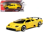 Lamborghini Diablo GT Yellow 1/18 Diecast Model Car by Motormax