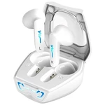 Genius HS-M920BT 31710024400, mikrofon, přepínání skladeb, bílá, 2.0, s nabíjecí krabičkou, sportovní typ USB-C