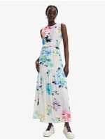 White women's patterned dress Desigual Avinyon - Women