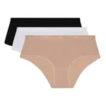 DIM ECO LES POCKETS BOXER 3x - 3 pcs of women's panties - black - white - body DIM ECO LES POCKETS BOXER 3x - 3 pcs of women's panties - black - white - body