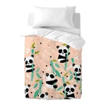 Dziecięca pościel bawełniana Moshi Moshi Panda Garden, 100x120 cm
