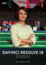 Blackmagic Design DaVinci Resolve Studio Video a grafický softvér