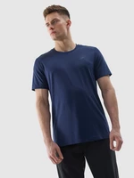 Pánské sportovní tričko regular z recyklovaných materiálů - tmavě modré