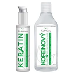 CLINICAL Keratin kúra 100 ml + Kofeinový šampon 250 ml