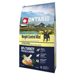 ONTARIO Dog Mini Weight control turkey & potatoes granule pro psy 1 ks, Hmotnost balení (g): 6,5 kg