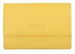 SEGALI Dámská kožená peněženka 1756 B yellow