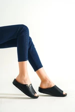 Capone Outfitters Mules - Black - Flat