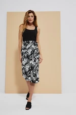 Skirt with floral print