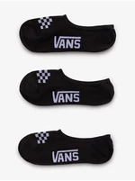 Set of three pairs of women's socks in black VANS Classic Canoodle - Women