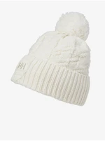 Women's cream merino wool beanie HELLY HANSEN W HOD BEANIE 2.0 - Women